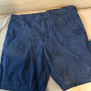 Navy blue Izod shorts-waist size 38